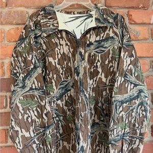 Mossy Oak Camouflage Lightweight Jacket - Brown and Green